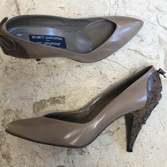 Leather Dress Pump Stuart Weizmann for mr.Seymour - Picture 3 of 11